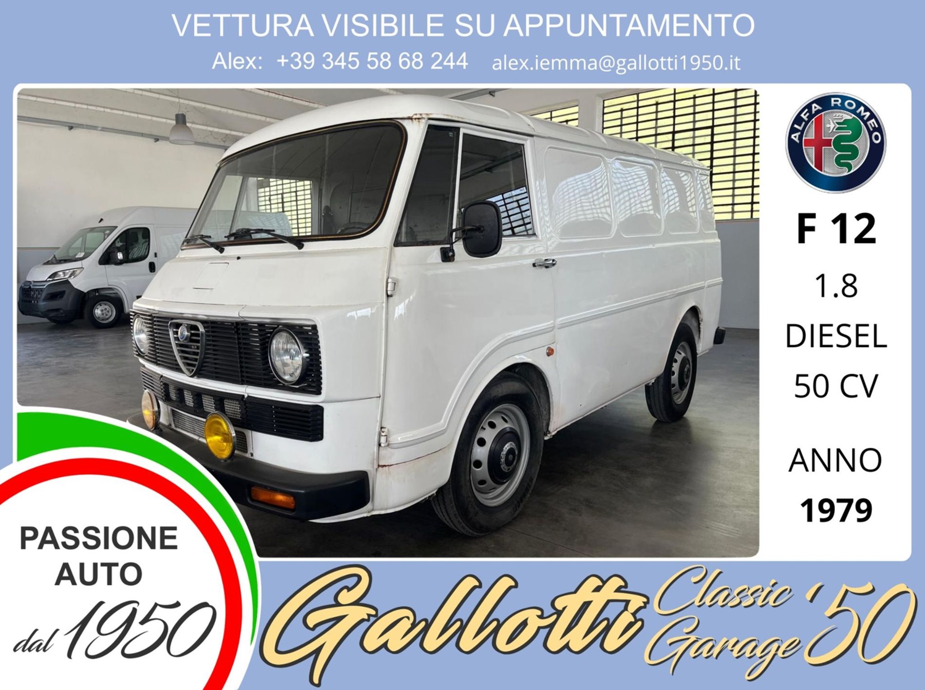 F 12 1.8 diesel 50cv - Gallotti Auto
